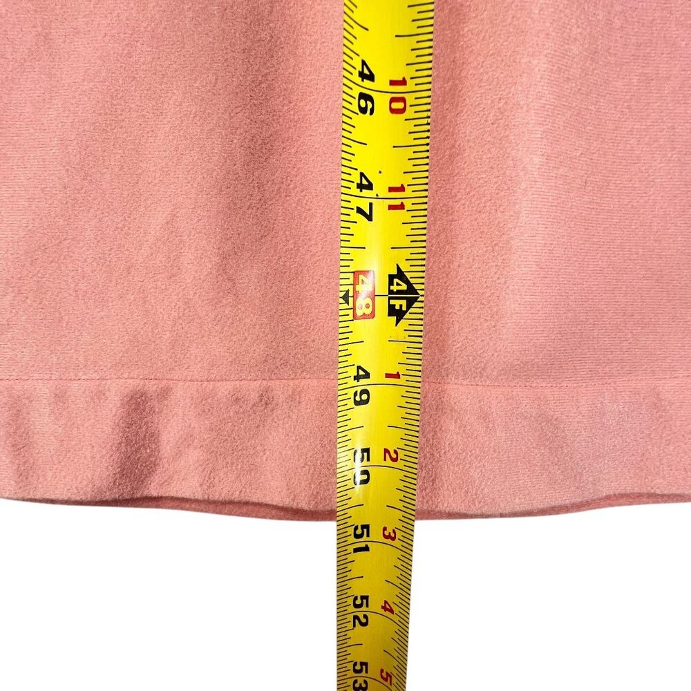 Vtg Heiress NWT Pink Bath Robe Small Quilted Trim USA Union Made Belt - Picture 15 of 15